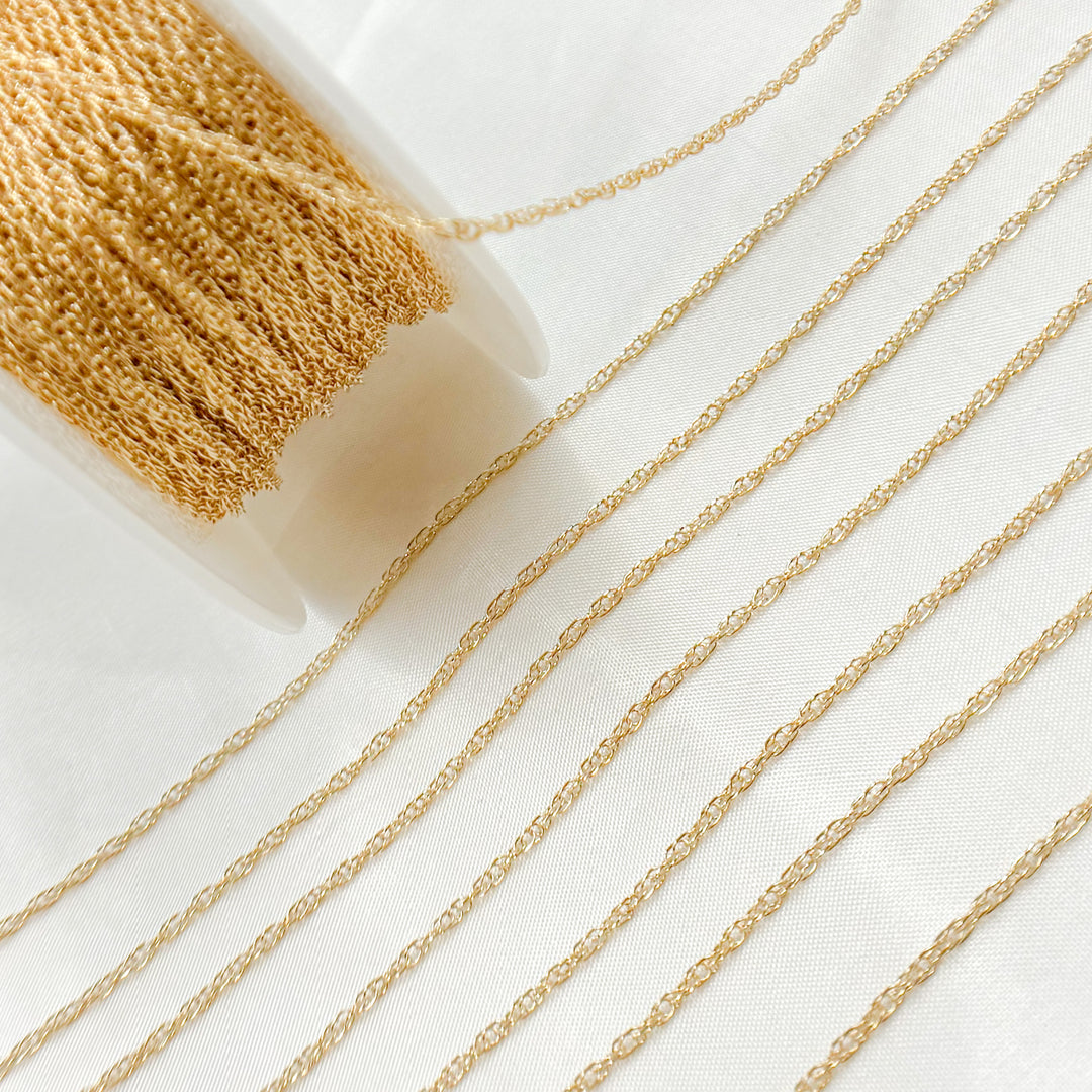 10RGF. 14K Gold Filled Rope Chain