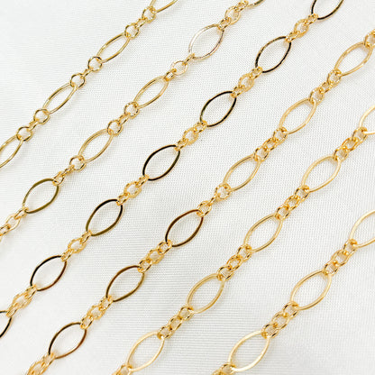 14K Gold Filled Long and Short Link