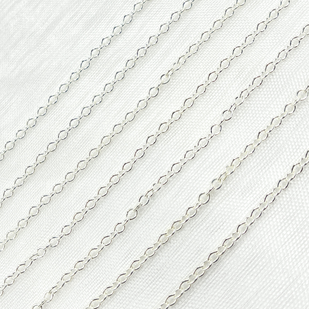 2214SS. 925 Sterling Silver Cable Chain