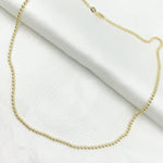 Load image into Gallery viewer, 220CP. 14K Solid Yellow Gold Ball Necklace
