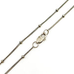 Load image into Gallery viewer, Oxidized Sterling Silver Satellite Necklace