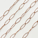 Load image into Gallery viewer, Y56RGP. Rose Gold Plated Silver Oval Chain
