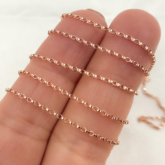 Rose Gold Filled Cable Chain