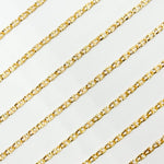 Load image into Gallery viewer, V314GF. 14K Gold Filled Diamond Cut Flat Marina Link Chain