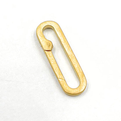 20MM Gold-Plated Matte Sterling Silver Clasp