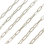 Load image into Gallery viewer, Y138OX. Oxidized Sterling Silver Round Paperclip Necklace

