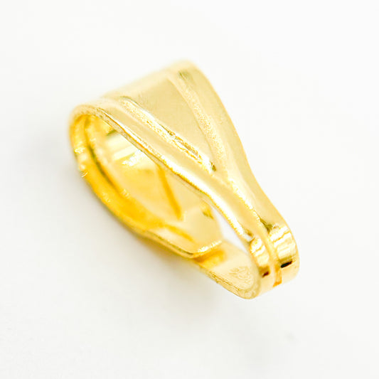 Gold Plated Sterling Silver Locket Bails