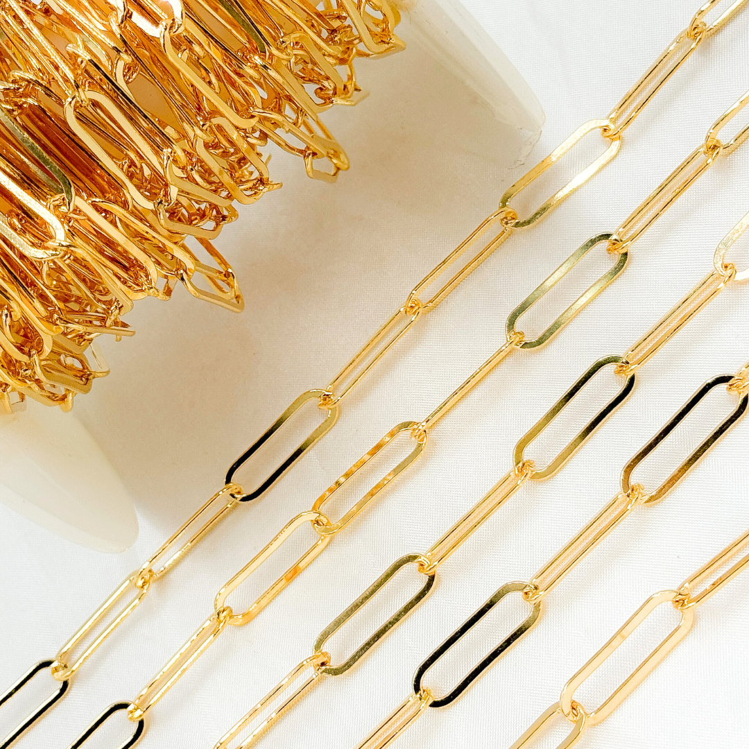 14K Gold Filled Paperclip Chain. 4701FGF