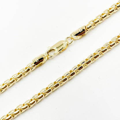 200HIV0934000. 14k Solid Yellow Gold Venetian Box Link Chain