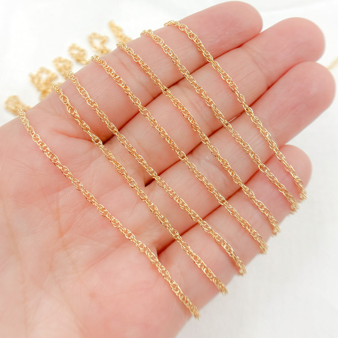 13RGF. 14K Gold Filled Rope Chain