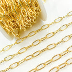 Load image into Gallery viewer, Gold Plated 925 Sterling Silver Oval Link Chain. V14GP
