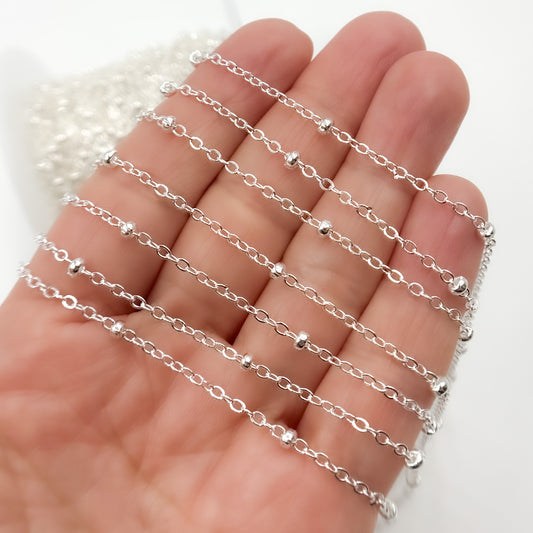Sterling Silver Satellite Chain