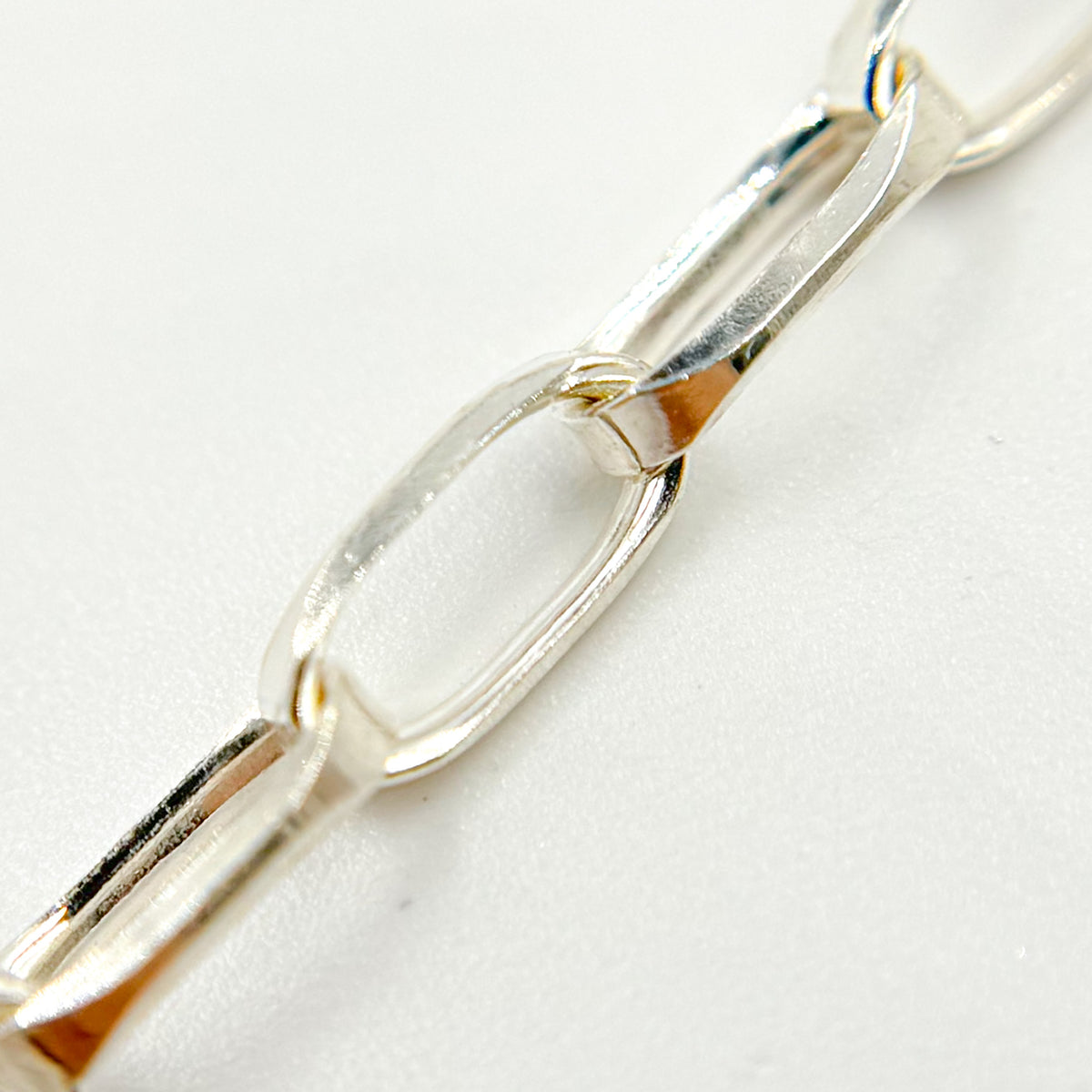 Sterling Silver Diamond Cut Oval Cable Chain