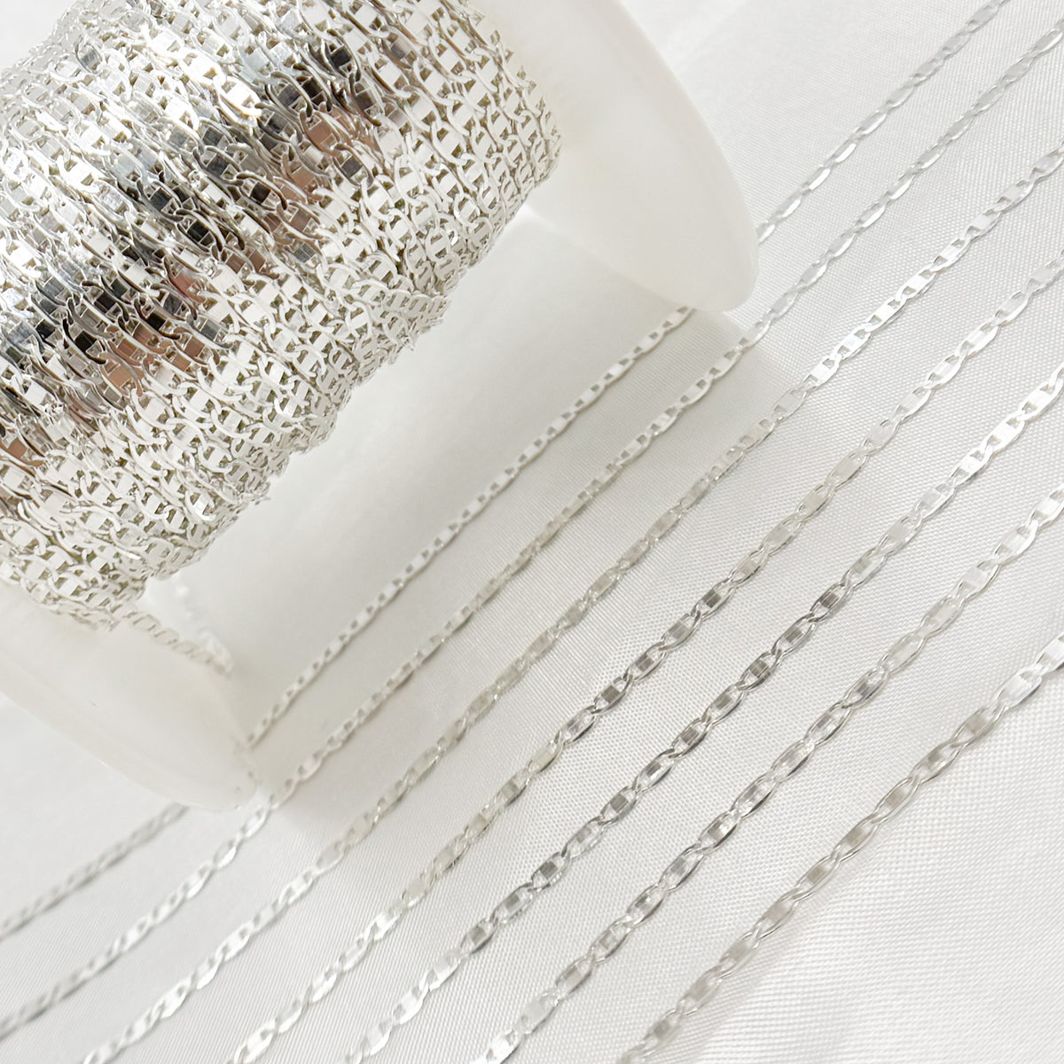 Sterling Silver Flat Marina Chain