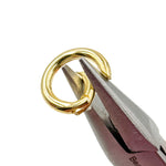 Load image into Gallery viewer, CHM05615GP. 15MM Gold-plated Sterling Silver Round Clasp
