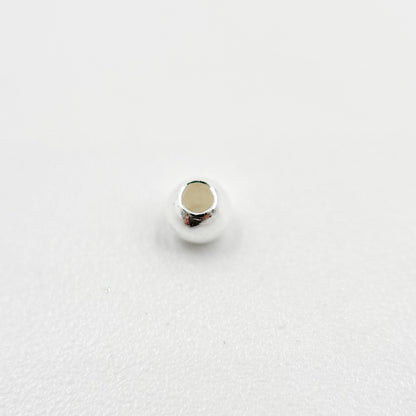 2MM Sterling Silver Seamless Beads
