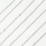 Load image into Gallery viewer, 1218FSS. Sterling Silver Flat Cable Chain
