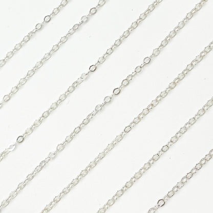 Sterling Silver Flat Cable Chain