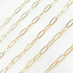 Load image into Gallery viewer, 2104FGF. 14k Gold Filled Flat Paperclip Chain