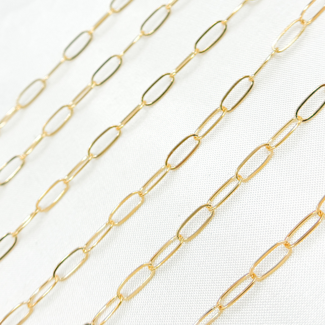 2104FGF. 14k Gold Filled Flat Paperclip Chain
