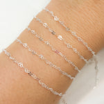 Load image into Gallery viewer, V232SS. Sterling Silver Heart Link Chain