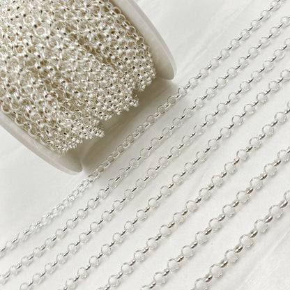 Sterling Silver Rolo Link Chain