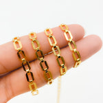 Load image into Gallery viewer, 11SM64GF. 14K Gold-Filled Modern Rectangular Fancy Link Chain