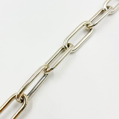 Sterling Silver Smooth Paperclip Chain