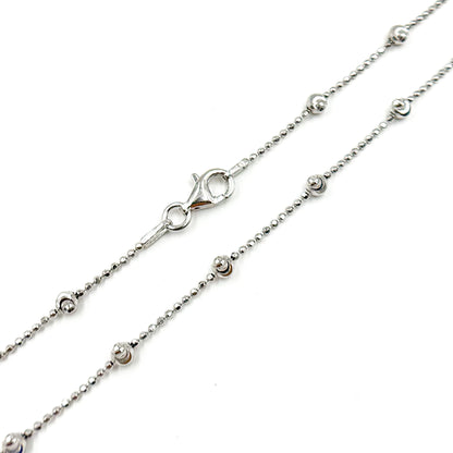 Sterling Silver Satellite Necklace
