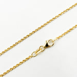Load image into Gallery viewer, 025CRDLG18K. 18K Solid Yellow Gold Rope Chain
