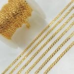 Load image into Gallery viewer, Y71GP. Gold Plated 925 Sterling Silver Curb Chain