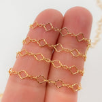 Load image into Gallery viewer, V278GF. 14K Gold Filled Clover and Oval Link Chain
