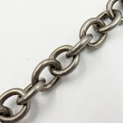 Oxidized Sterling Silver Smooth Cable Chain