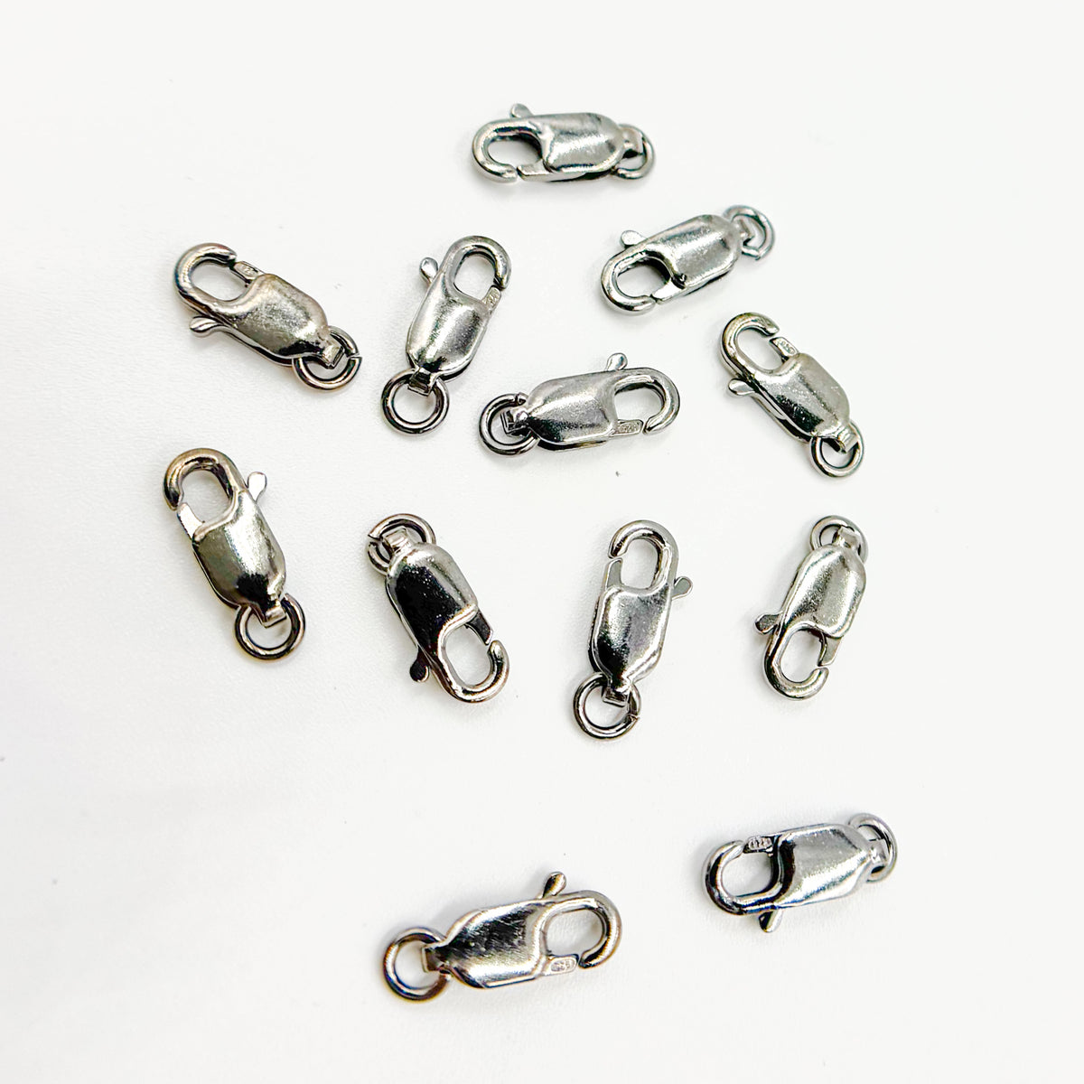 10MM Black Rhodium Lobster Clasp
