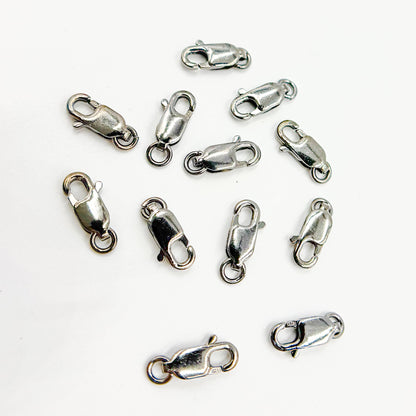 10MM Black Rhodium Lobster Clasp