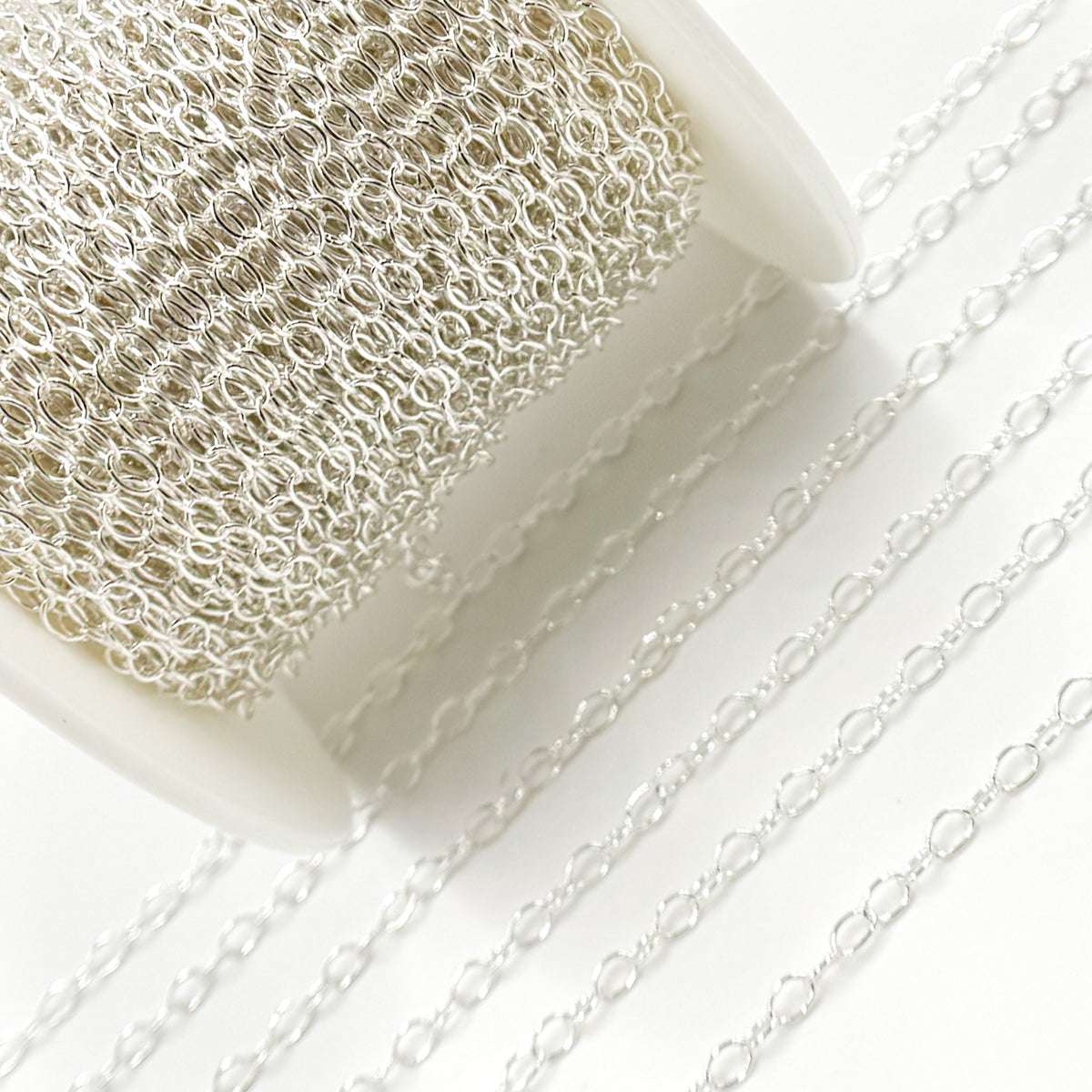 Sterling Silver Smooth Cable Chain