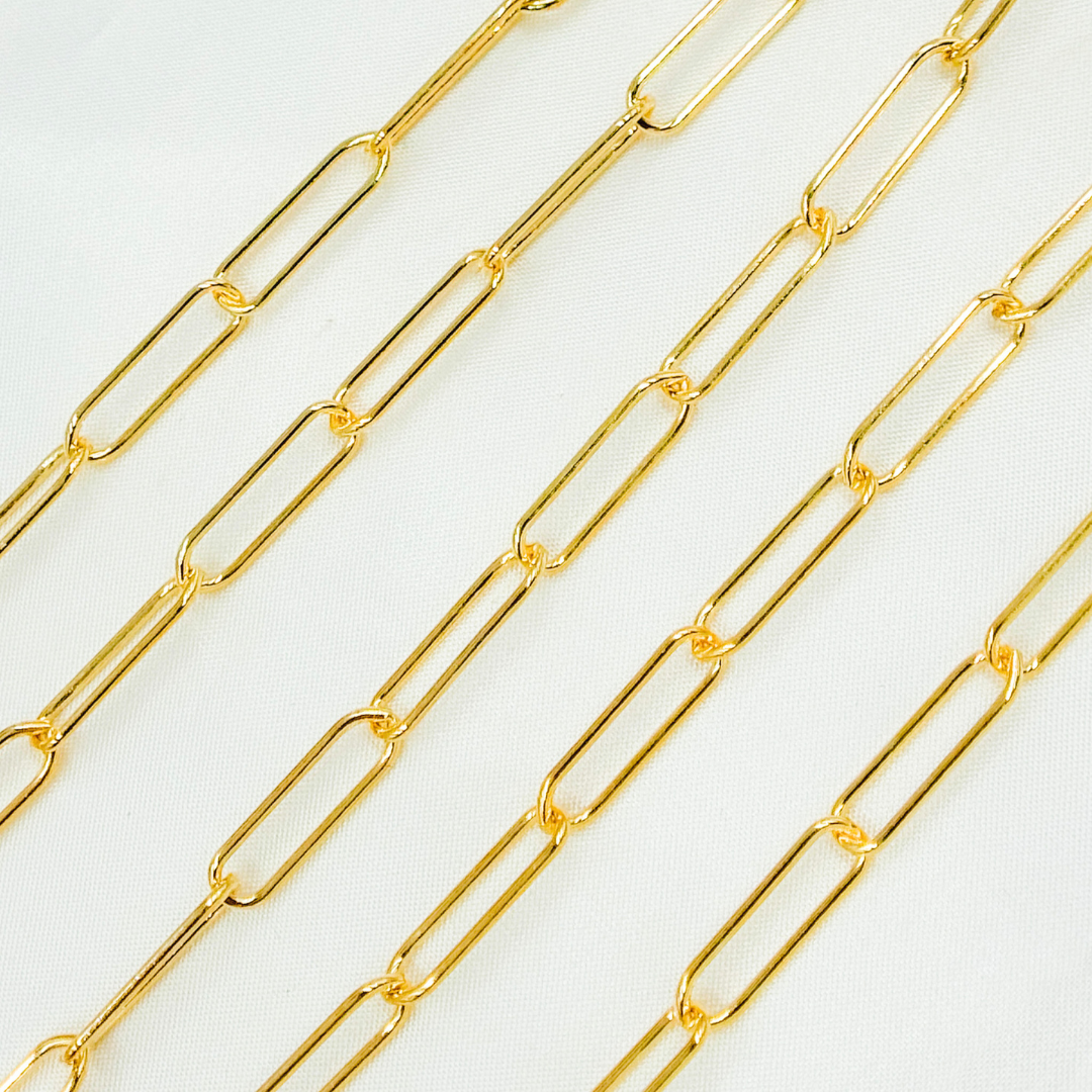 4001GF. 14k Gold Filled Smooth Paperclip Link Chain