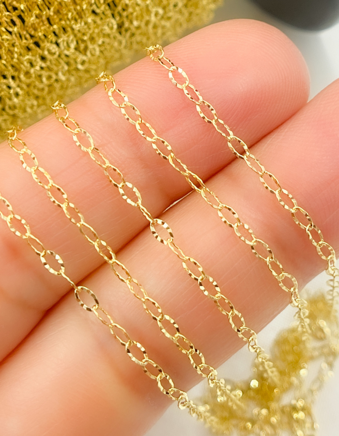 Solid 14K Gold Chain – Hallmarked Collection