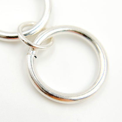 White Sterling Silver Toggle Clasp