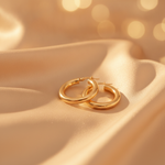 Load image into Gallery viewer, 15850000043. 14K Solid Gold Hollow Smooth Hoop Earrings