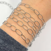 Sterling Silver Diamond Cut Chain