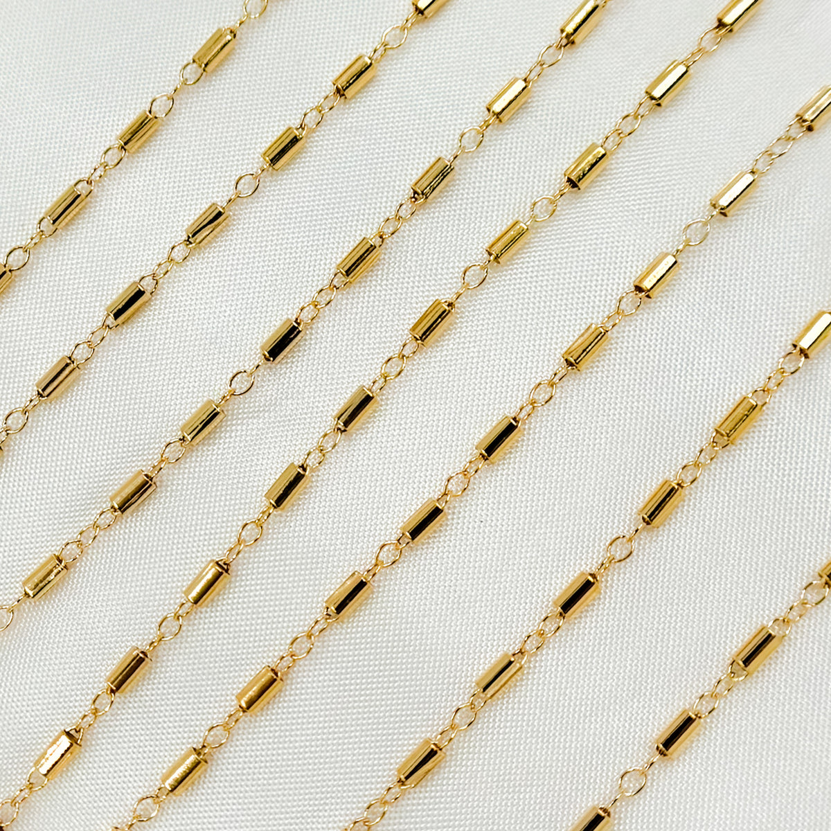 14K Gold-Filled Cable Tube Chain