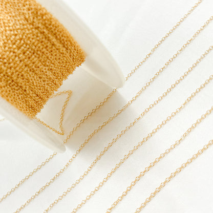 14K Gold-Filled Cable Chain