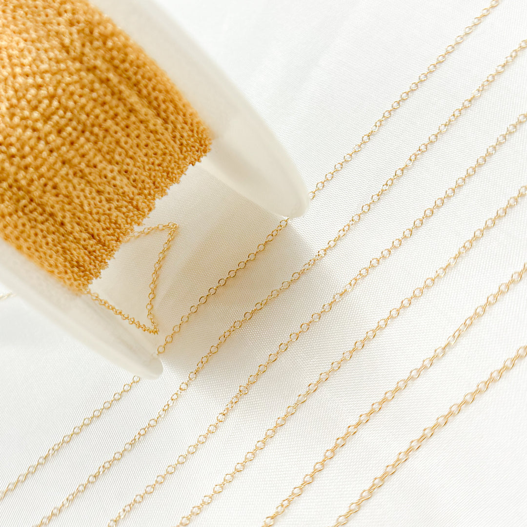 1025GF. 14K Gold-Filled Cable Chain