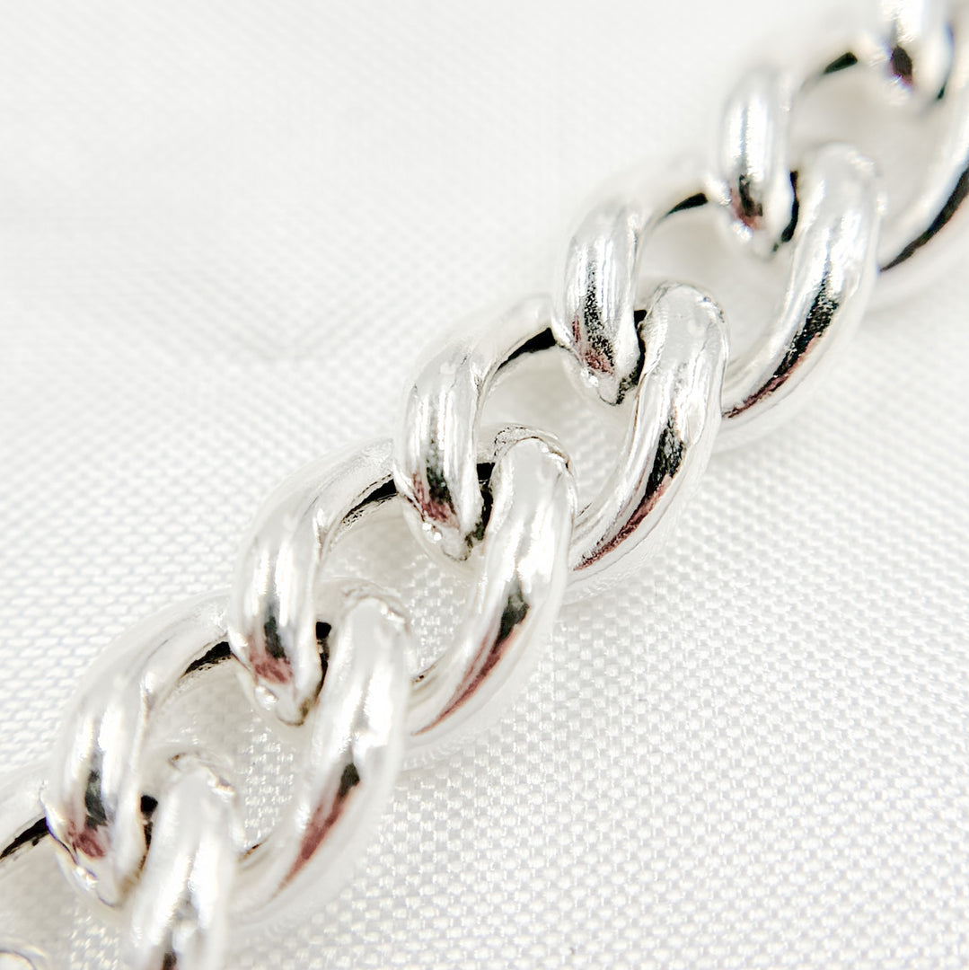 Y4SS. Sterling Silver Curb Link Chain