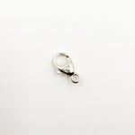 Load image into Gallery viewer, 0925TC. White Sterling Silver Trigger Clasps with Fixed Ring