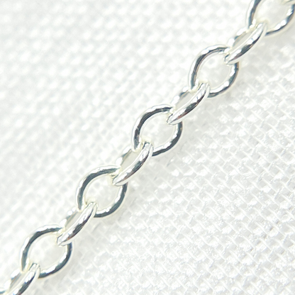 2214SS. 925 Sterling Silver Cable Chain