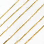 Load image into Gallery viewer, Y49GP. Gold Plated 925 Sterling Silver Gold Plated Box Chain