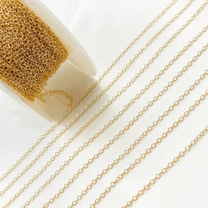 14K Gold Filled Cable Chain