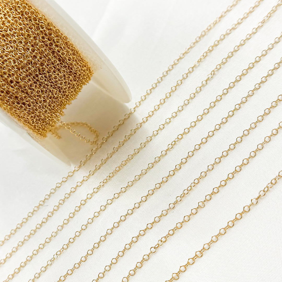 1218GF. 14K Gold Filled Cable Chain